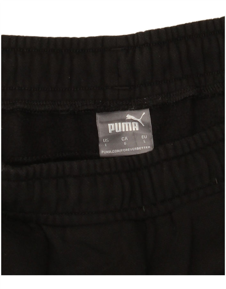 Pantaloni da tuta con grafica PUMA da uomo Joggers Large neri
