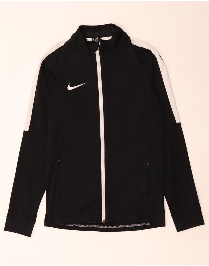 Giacca da tuta Nike Dri Fit da uomo, piccola, in poliestere color block nero