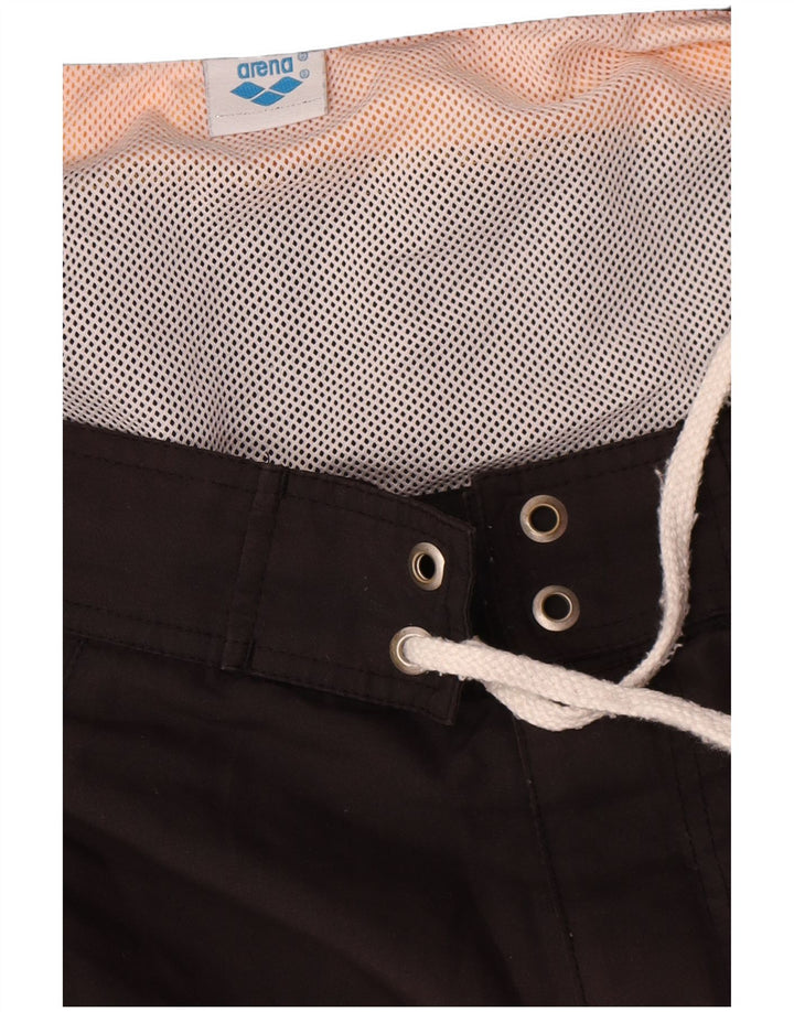 Pantaloncini da bagno da uomo Arena medio nero in poliestere