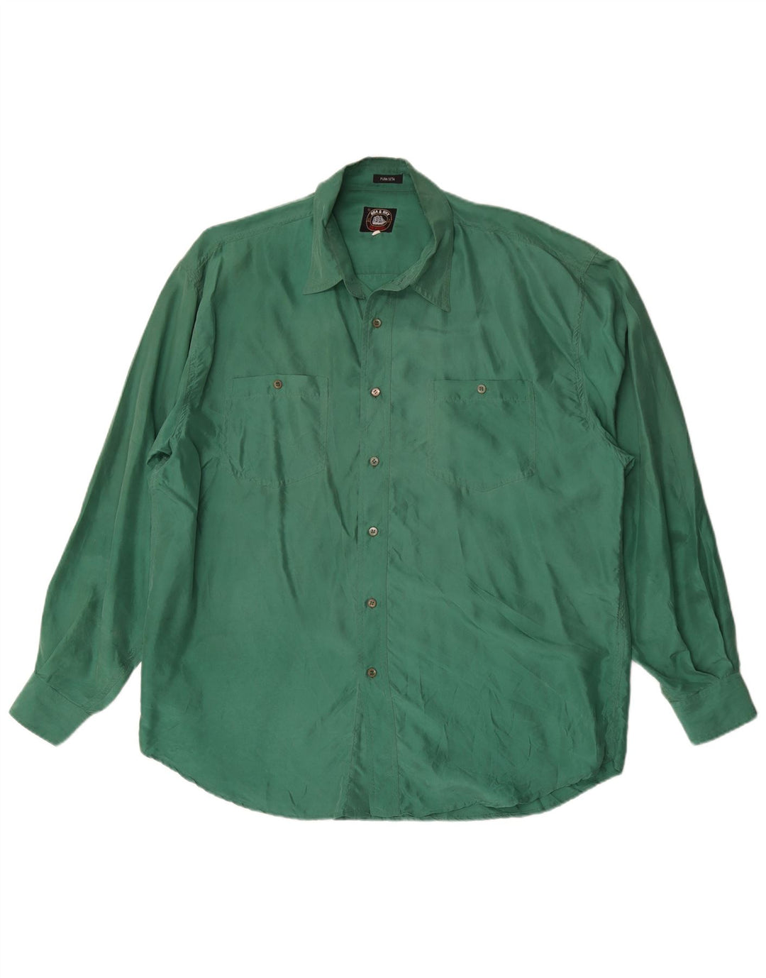 Camicia da uomo Sea & Sky 2XL Seta verde