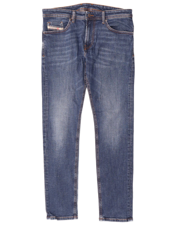 Jeans skinny da uomo Diesel W33 L32 in cotone blu