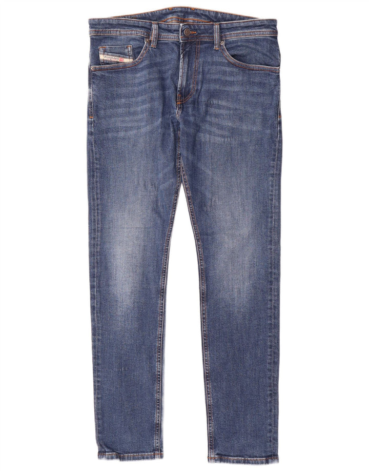 Jeans skinny da uomo Diesel W33 L32 in cotone blu