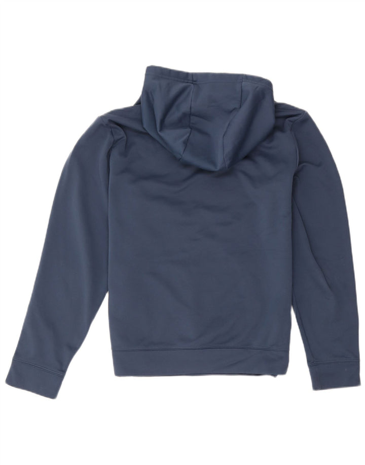Felpa con cappuccio grafica da uomo The North Face blu medio in poliestere