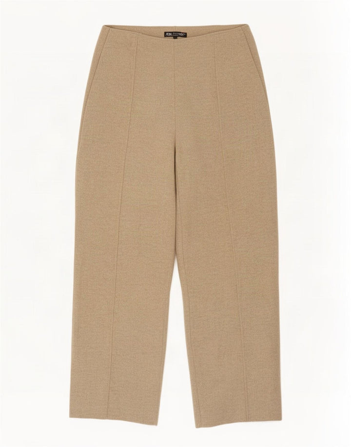Pantaloni da tuta da donna Zara in poliestere beige medio