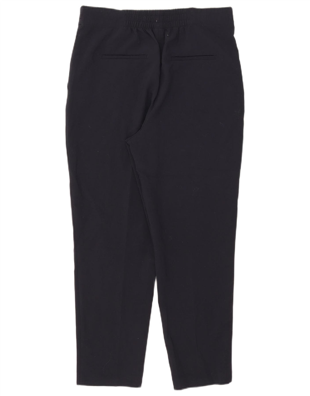 Pantaloni chino affusolati da donna Zara medi W28 L26 poliestere blu navy