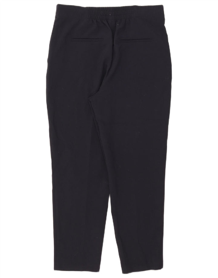 Pantaloni chino affusolati da donna Zara medi W28 L26 poliestere blu navy