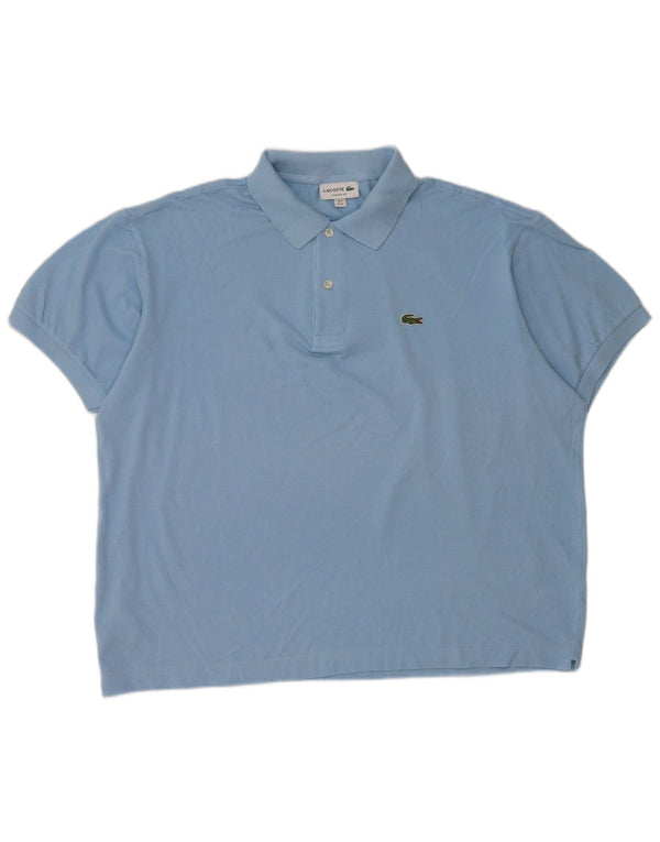 Polo da uomo Lacoste vestibilità classica taglia 6 XL cotone blu