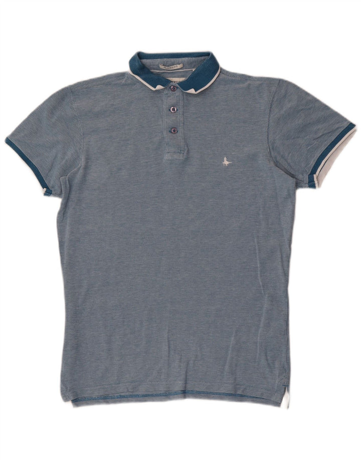 Polo da uomo Jack Wills piccola in cotone a righe blu