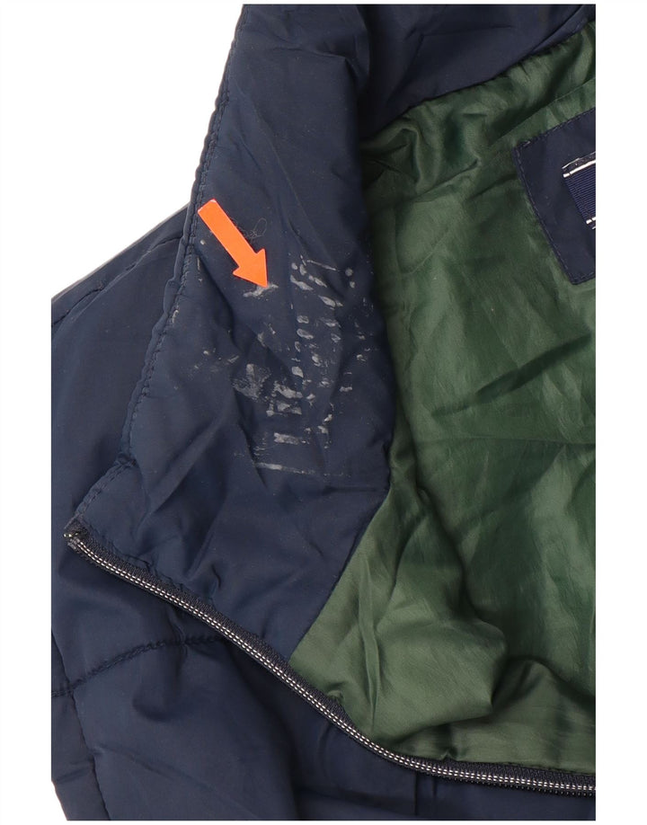 Gilet imbottito da uomo IZOD UK 42 XL poliestere blu navy