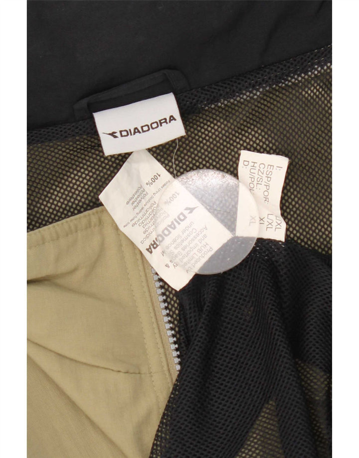 Giacca antipioggia da uomo Diadora UK 42 XL Poliestere kaki