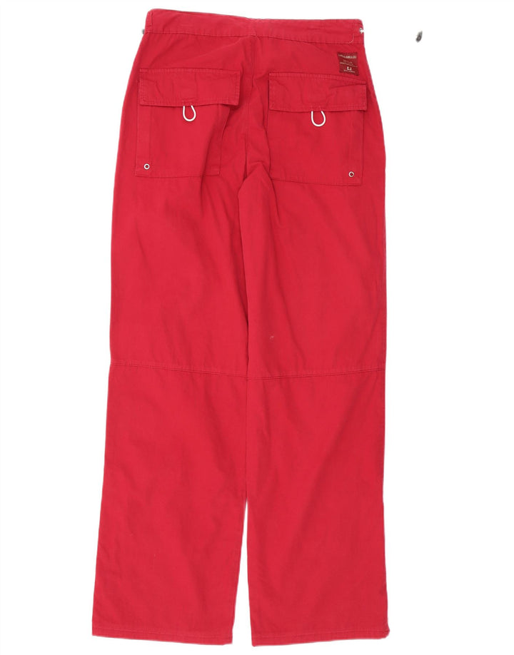 Pantaloni dritti da uomo Carrera W31 L31 in cotone rosso