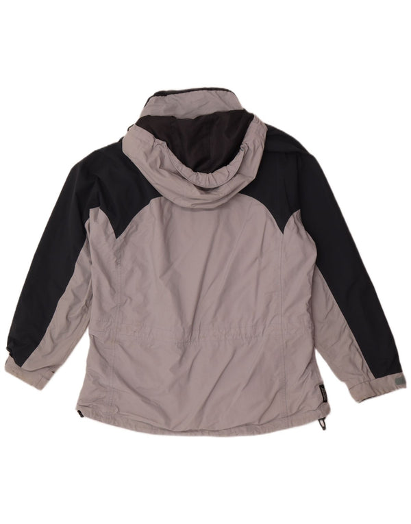 Giacca antipioggia oversize con cappuccio da donna Sprayway UK 18 XL Colore grigio