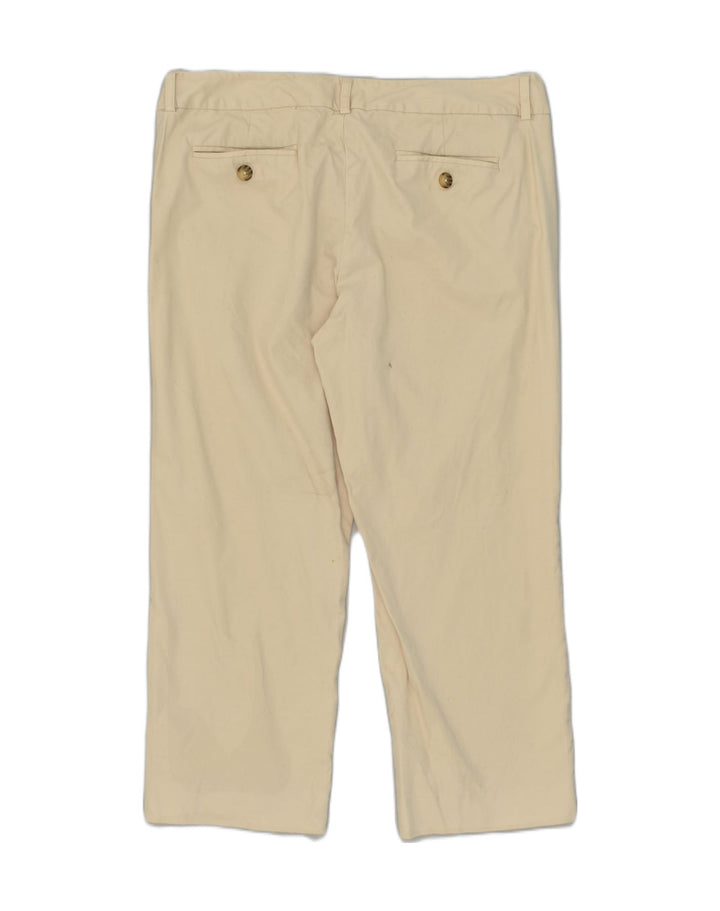 MOSSIMO Womens Straight Chino Trousers US 14 XL W34 L25 Beige Cotton | Vintage Mossimo | Thrift | Second-Hand Mossimo | Used Clothing | Messina Hembry 