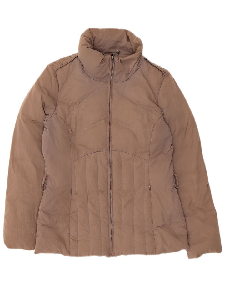 Giacca imbottita da donna Trussardi Jeans UK 14 Beige medio