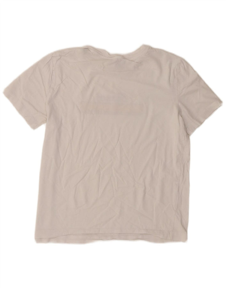 T-shirt grafica da donna Diesel Top UK 14 grande bianca