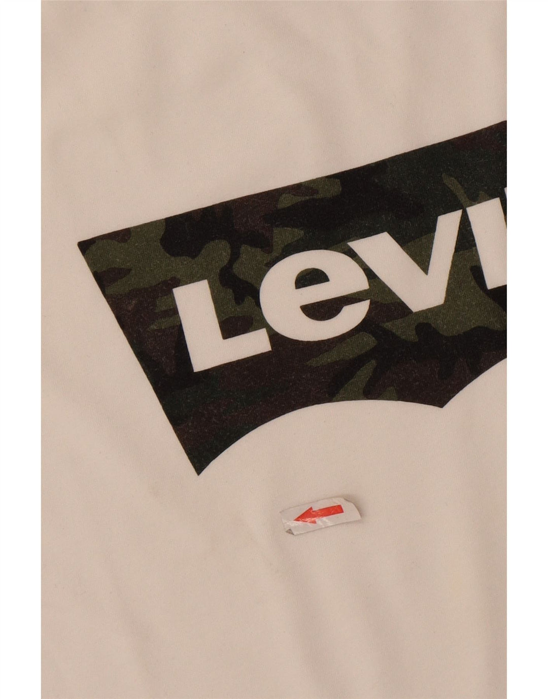 T-shirt grafica da uomo Levi's Top 2XL cotone bianco