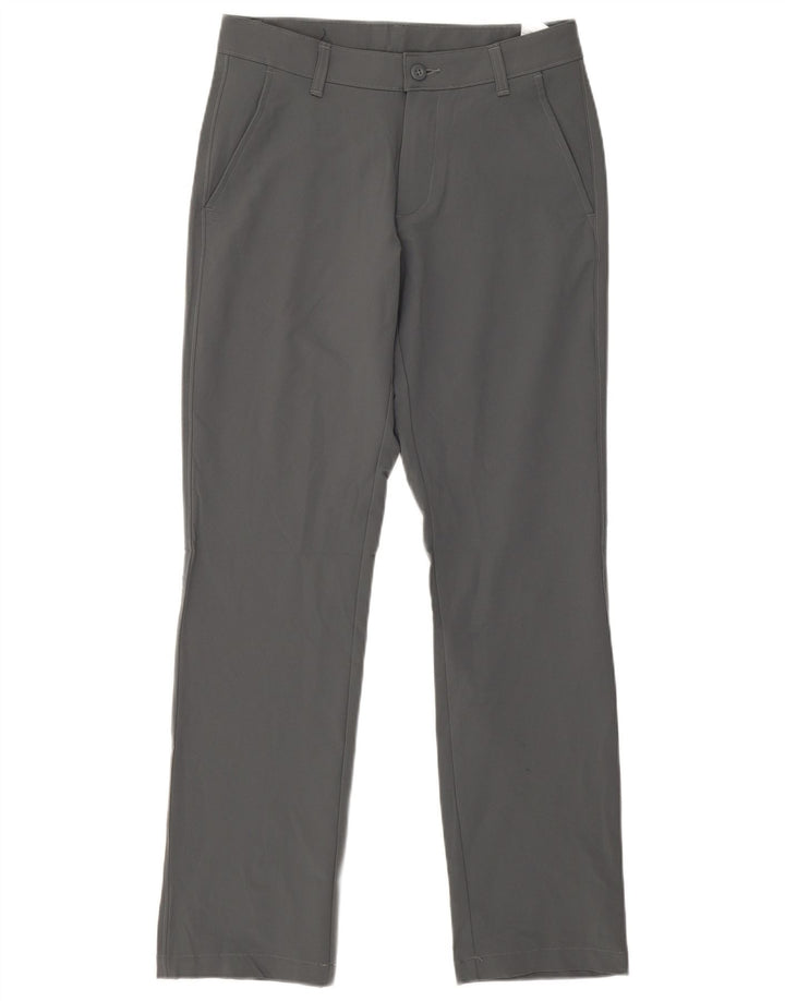 Pantaloni chino slim da uomo Under Armour W30 L32 poliestere grigio