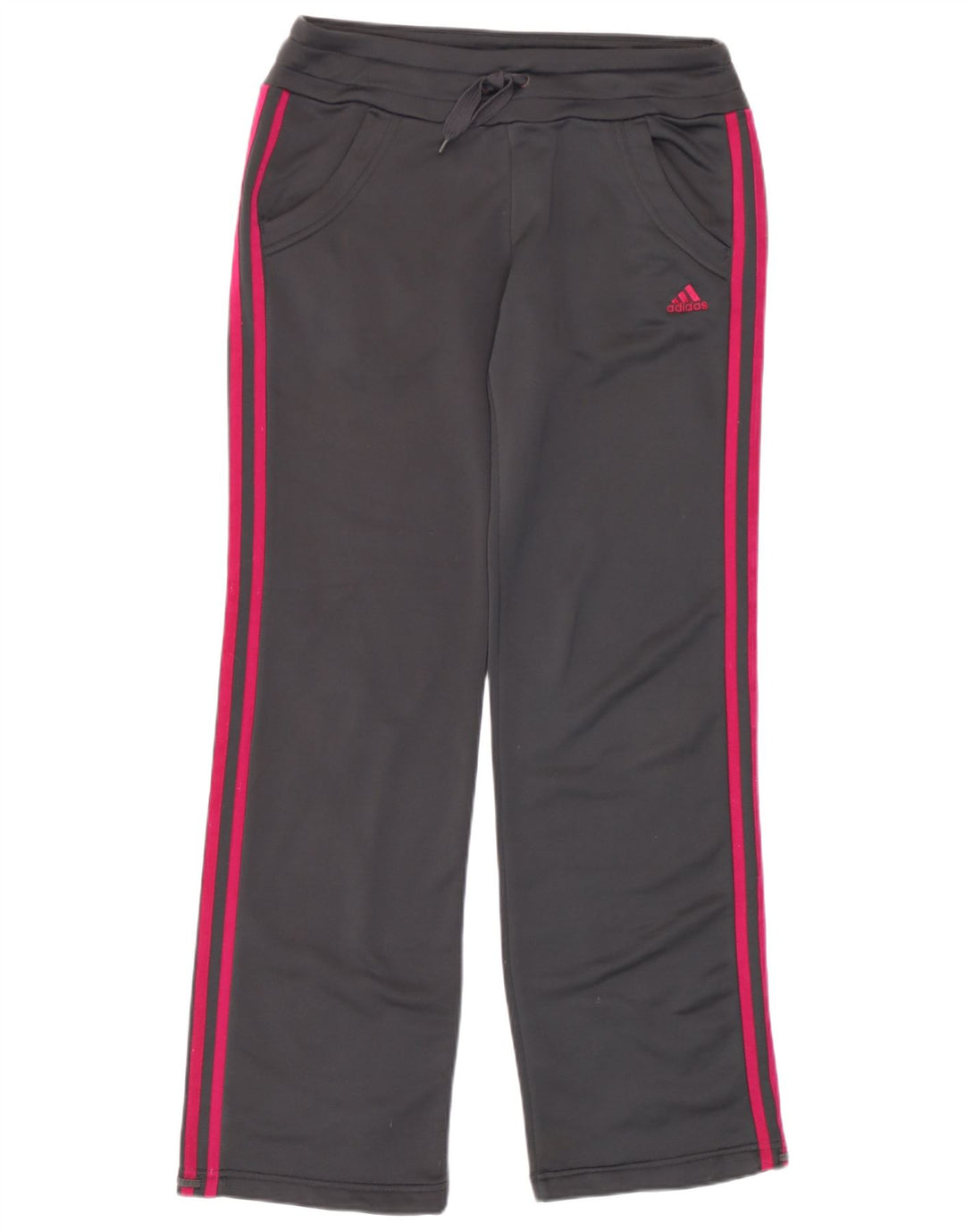 Pantaloni della tuta da donna Adidas UK 10 Small Grigio Poliestere