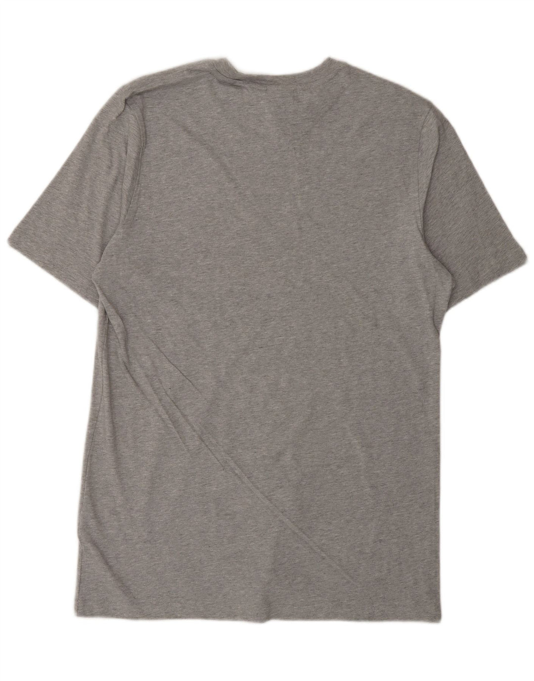 ADIDAS Mens Graphic T-Shirt Top Medium Grey Cotton