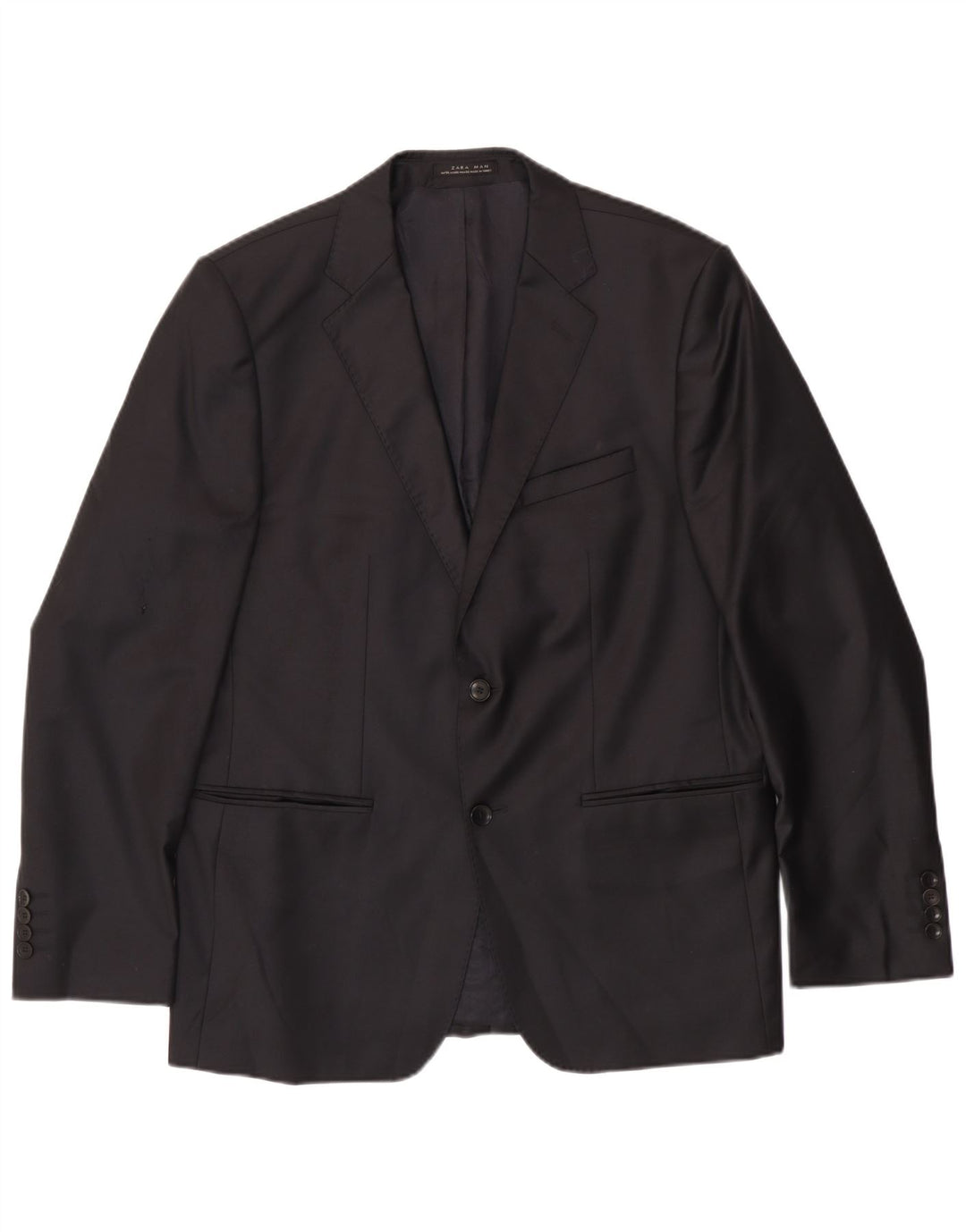 Giacca blazer da uomo a 2 bottoni Zara EU 54 XL nera