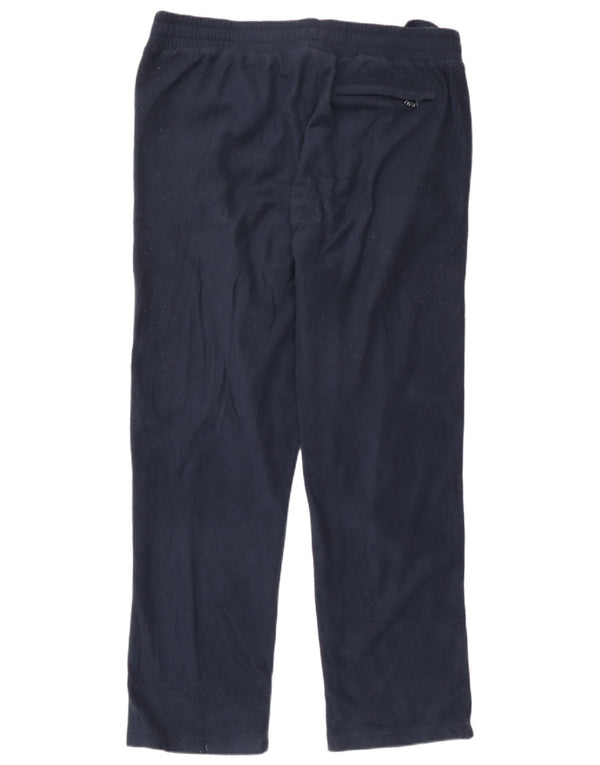 Pantaloni da tuta in pile Marks & Spencer vestibilità regolare da uomo di grandi dimensioni blu navy