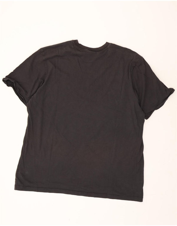 Adidas Mens T-Shirt Top 2XL Black Cotton
