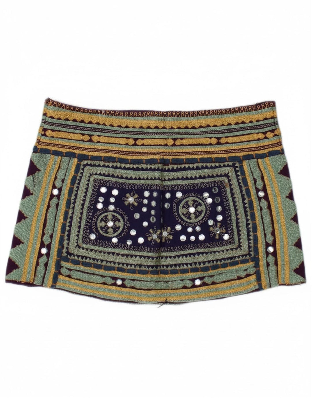 Minigonna Zara da donna media W28 multicolore geometrica