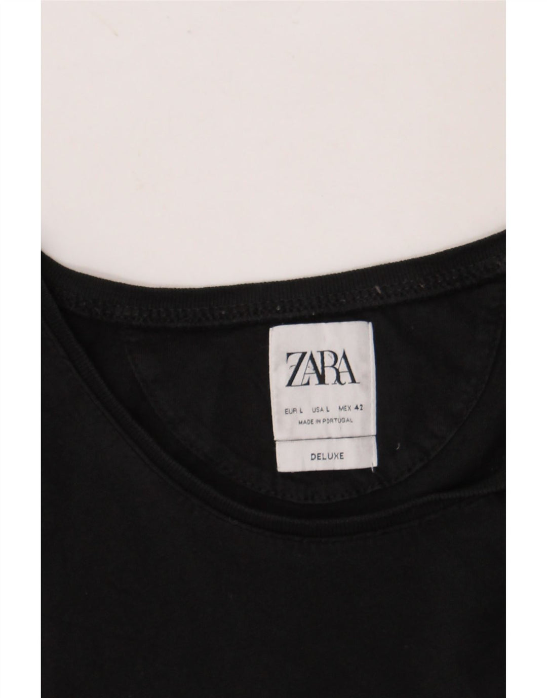 ZARA Maglietta da Uomo Top Large Nera