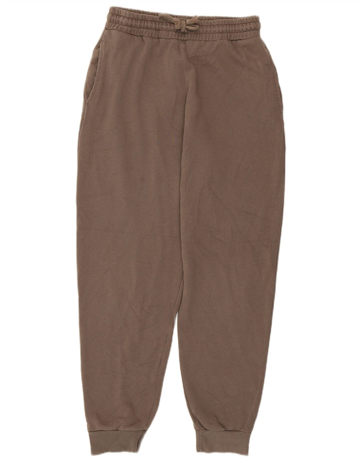 Pantaloni da tuta da donna Zara Joggers UK 10 piccoli in cotone marrone