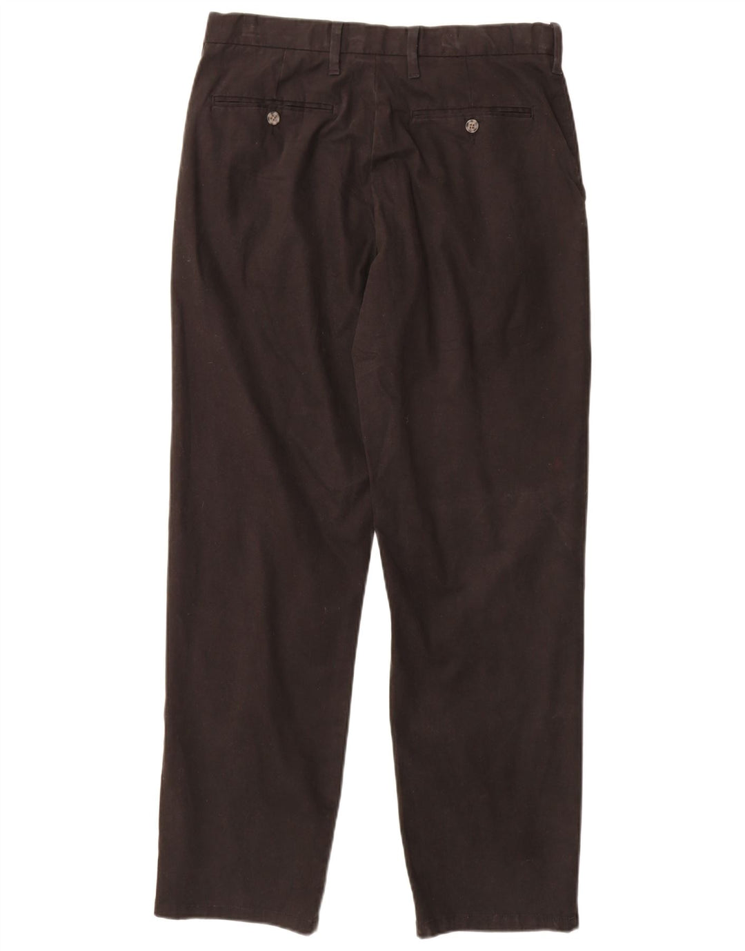 Pantaloni chino vestibilità regolare da uomo Marks & Spencer W32 L31 cotone nero