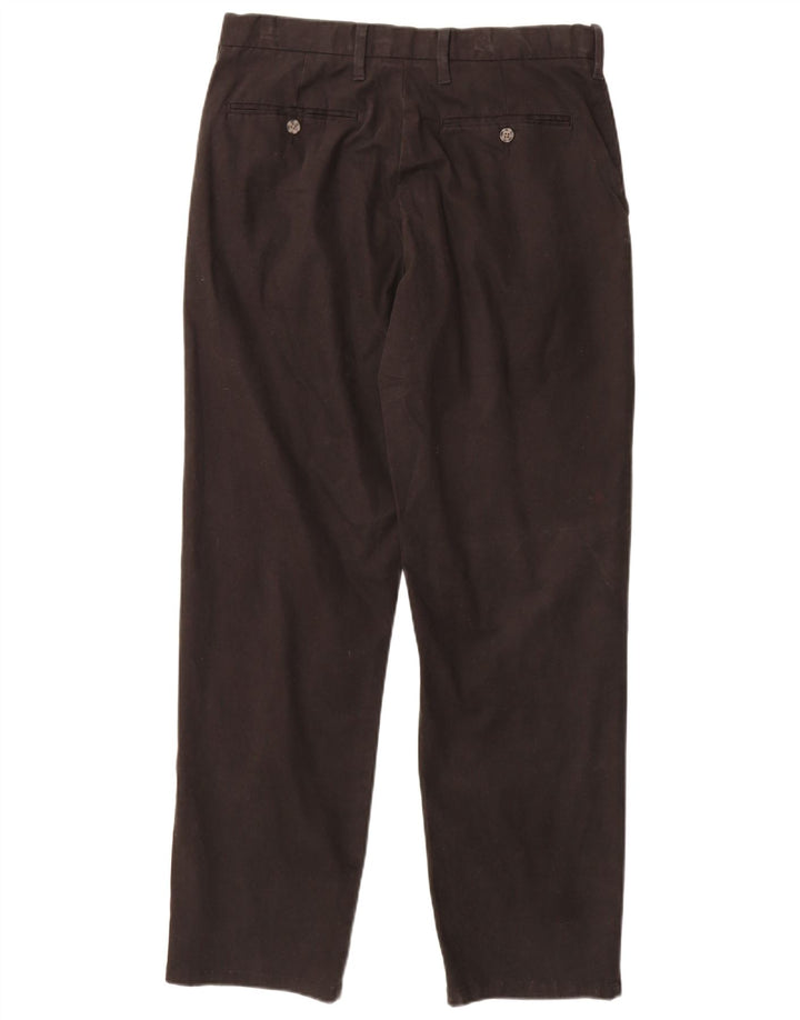 Pantaloni chino vestibilità regolare da uomo Marks & Spencer W32 L31 cotone nero