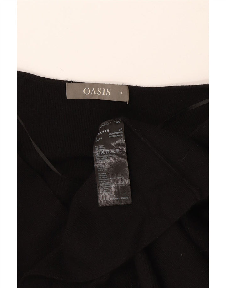 Abito maglione da donna Oasis UK 10 piccolo in viscosa nera