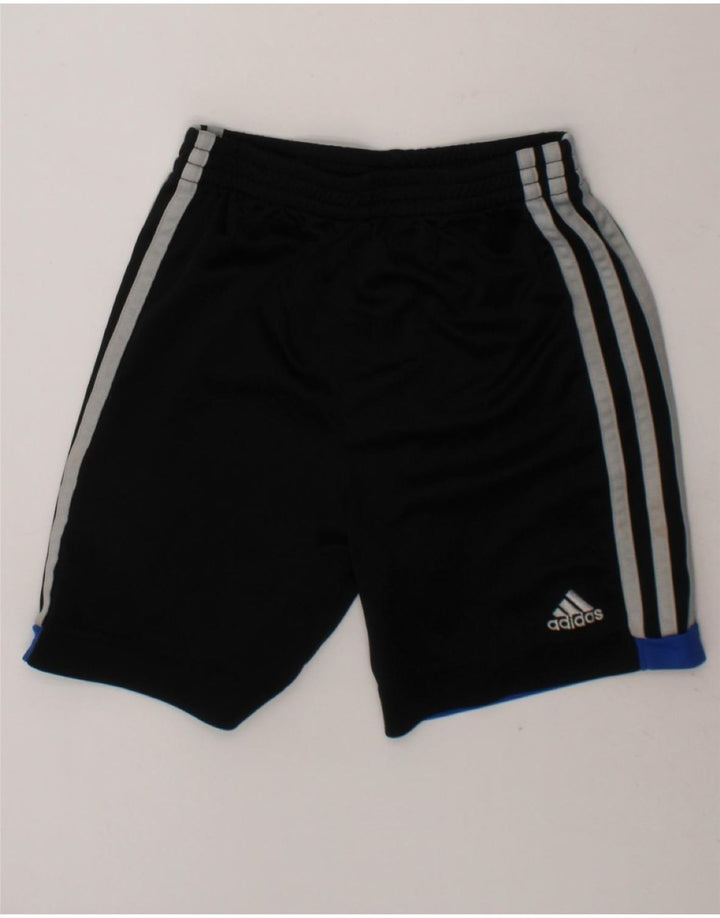 ADIDAS Boys Sport Shorts 3-4 Years  Black Polyester Vintage Adidas and Second-Hand Adidas from Messina Hembry 