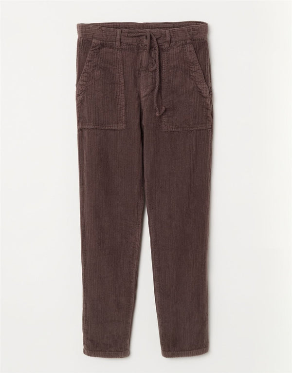 Pantaloni Zara da uomo in velluto a coste affusolati XS W29 L27 cotone marrone