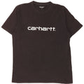T-shirt grafica da uomo Carhartt Top grande in cotone nero