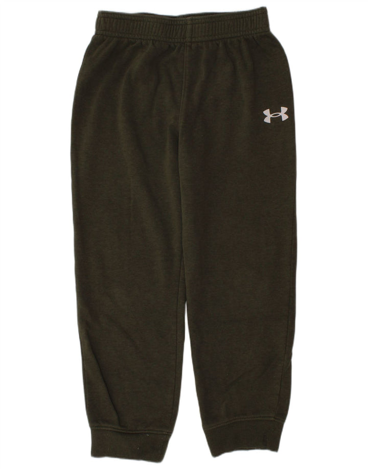 Pantaloni da tuta da ragazzo Under Armour da 6-7 anni color kaki