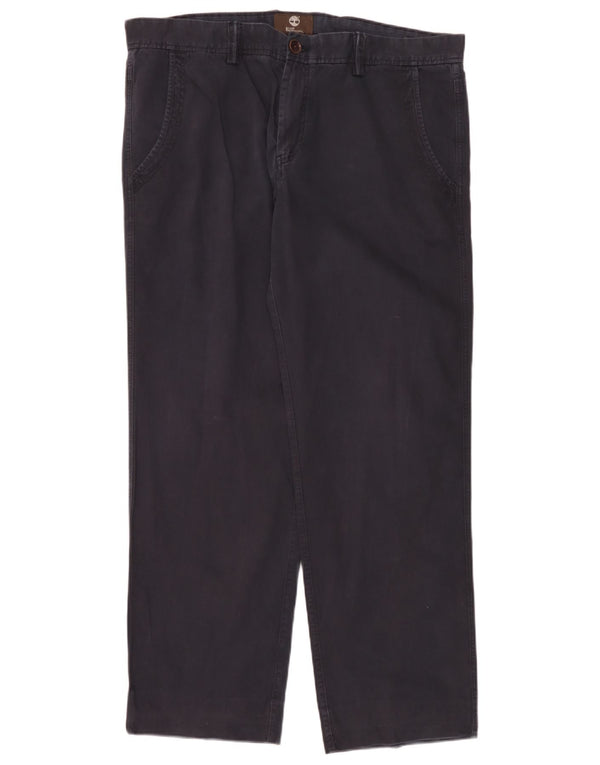 Pantaloni casual dritti da uomo Timberland Earthkeepers W38 L32 blu navy