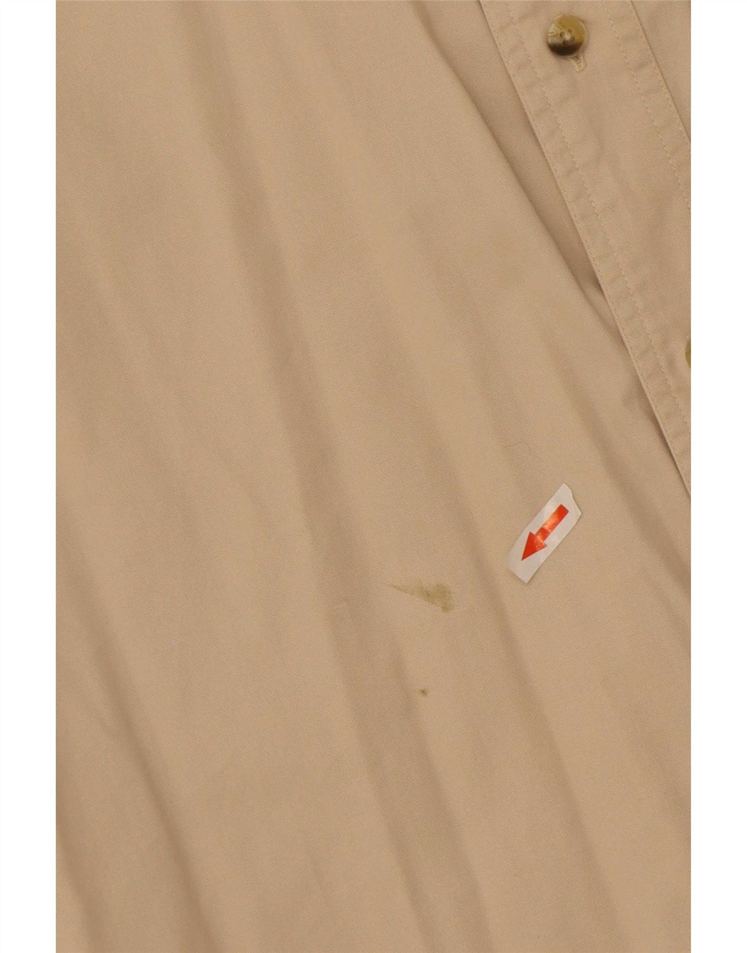 Camicia da uomo Timberland grande in cotone beige