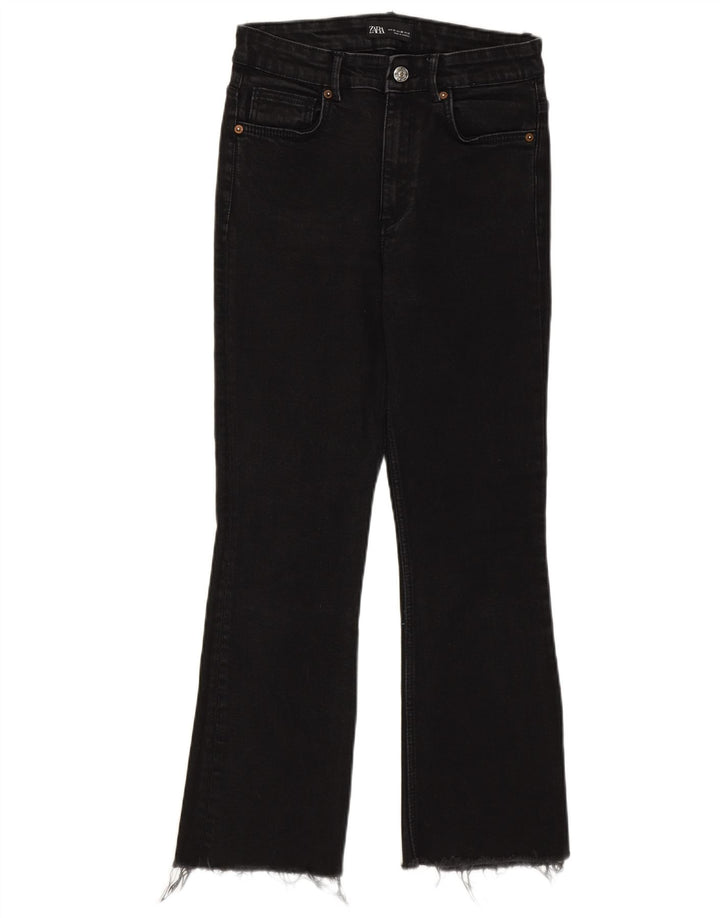 Jeans Bootcut da donna Zara EU 38 Small W28 L25 Cotone nero