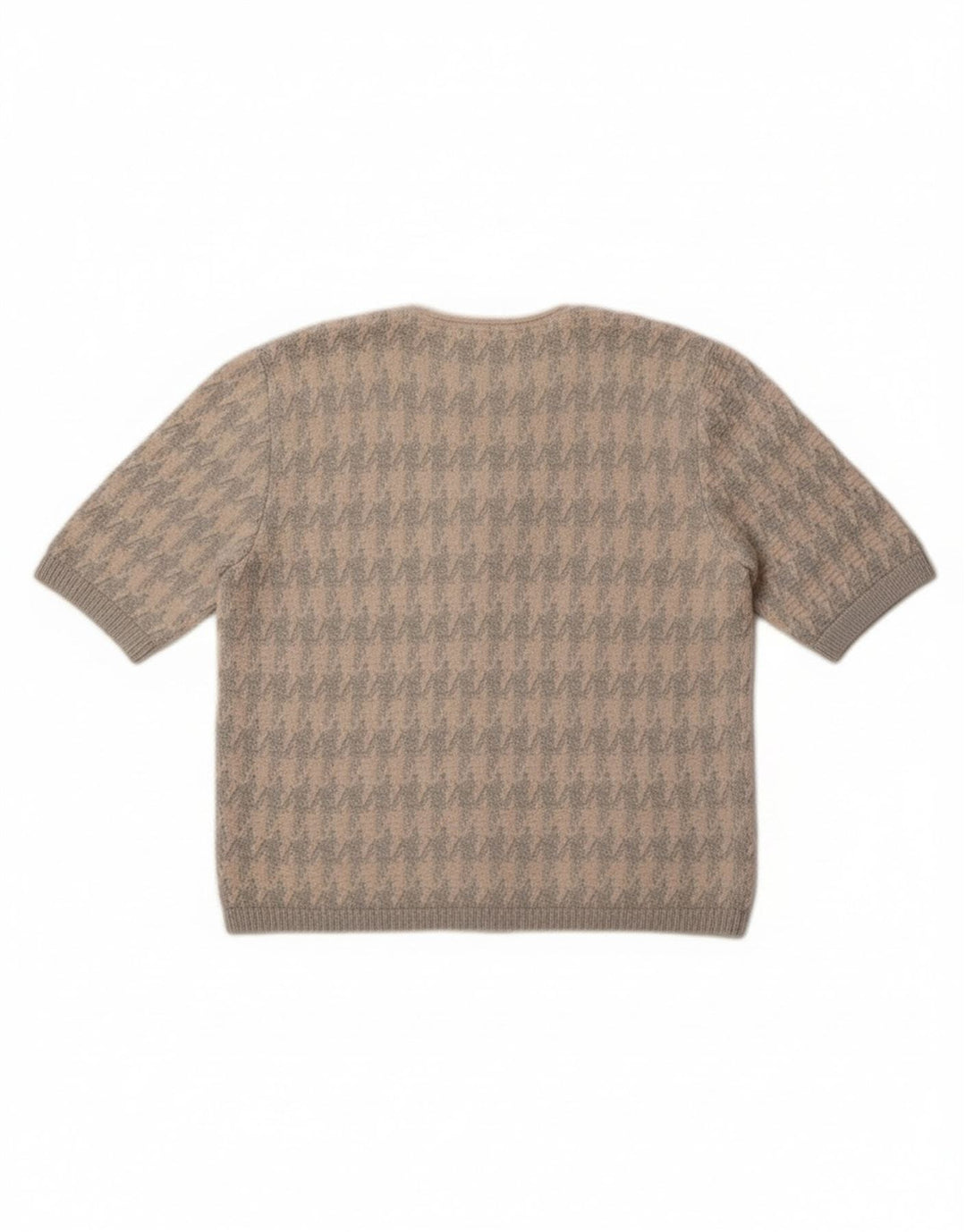 Maglione cardigan da donna Giesswein EU 38 pied de poule bianco medio