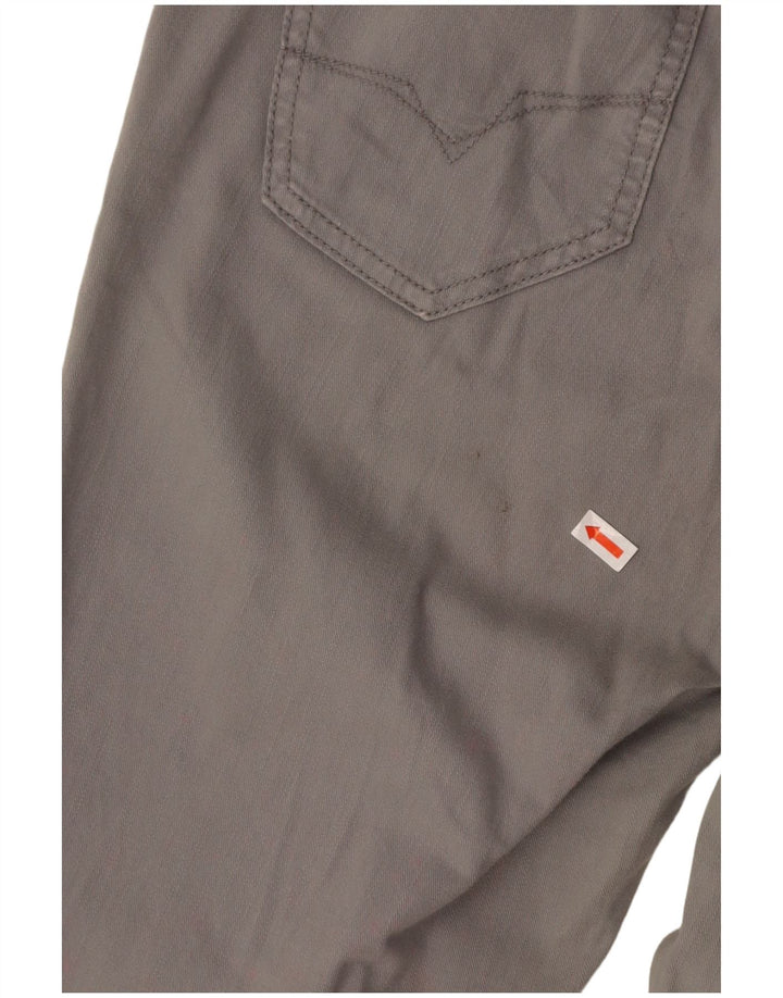 VERSACE Womens Skinny Casual Trousers W30 L32  Grey