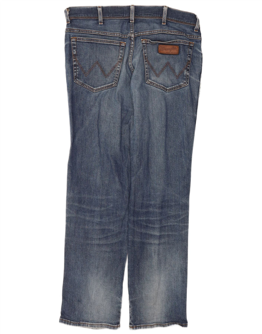 Jeans dritti elasticizzati Texas da uomo Wrangler W36 L32 cotone blu