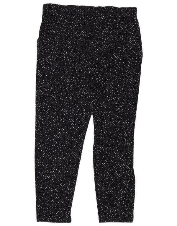 Leggings da donna Marks & Spencer UK 18 XL viscosa a pois blu navy