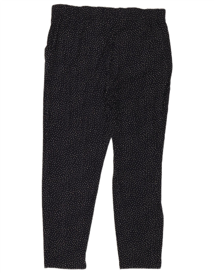 Leggings da donna Marks & Spencer UK 18 XL viscosa a pois blu navy