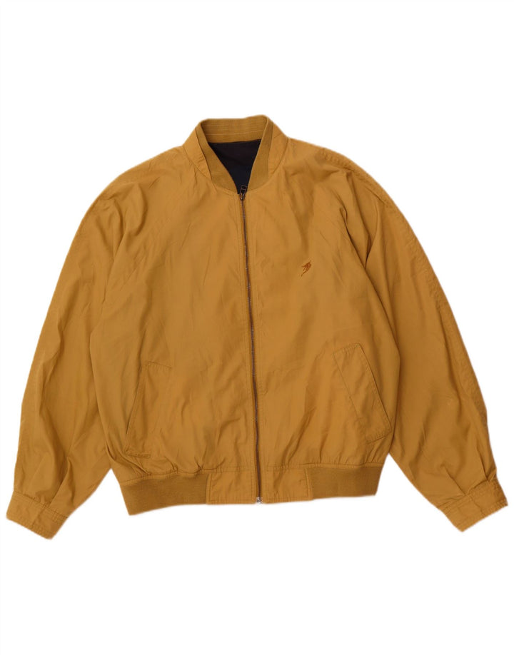 Giubbotto bomber da uomo indossabile sopra UK 42 XL Cachi