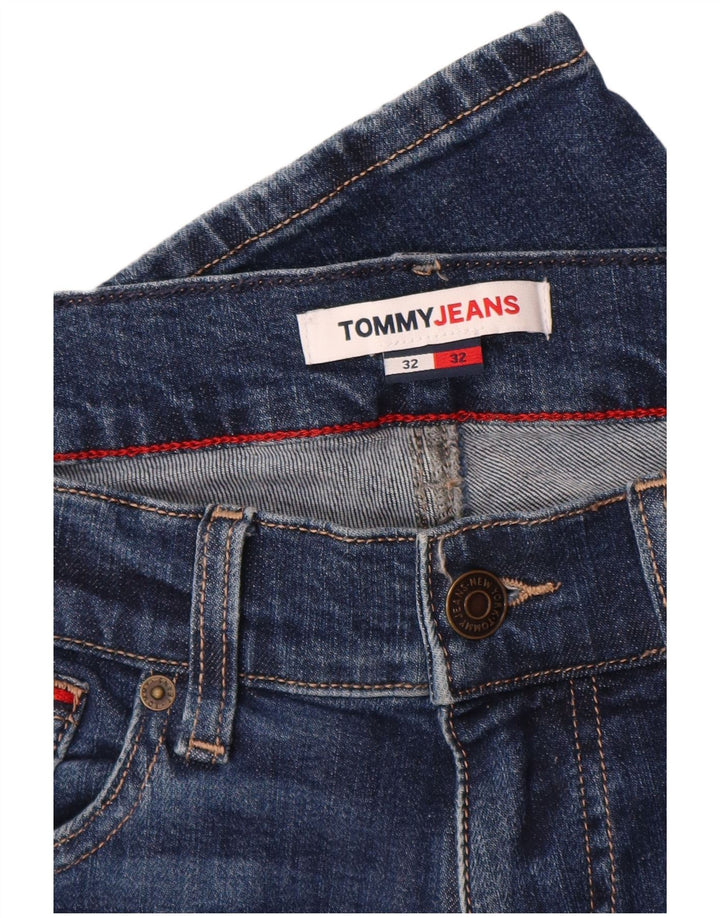 Jeans slim da uomo Tommy Hilfiger W32 L32 cotone blu