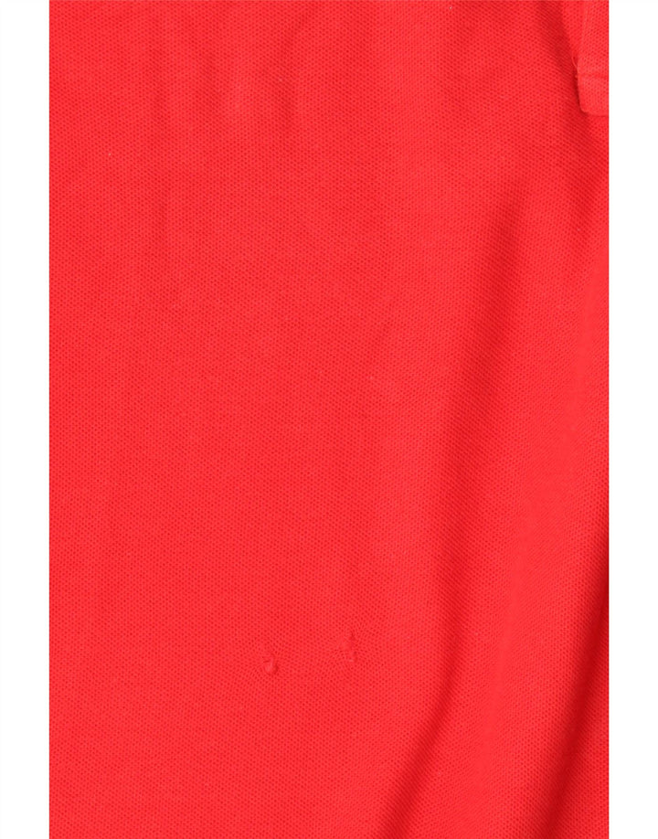 Polo da uomo Fila Large rossa in cotone