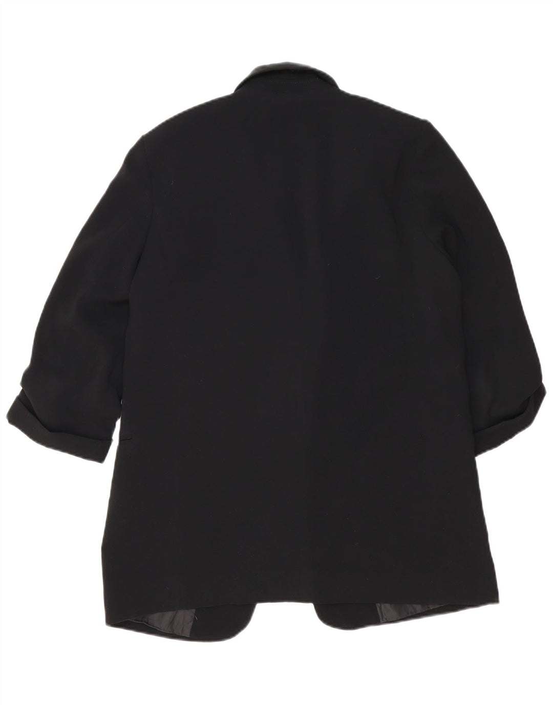 Giacca blazer aperta da donna con maniche a 3/4 Zara UK 14 media nera