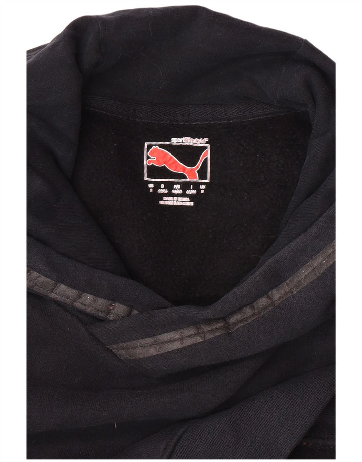 Felpa con cappuccio PUMA da uomo piccola nera