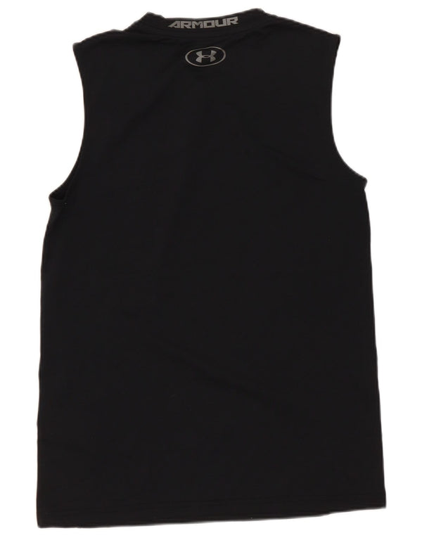 Canottiera grafica Under Armour per ragazzi Heat Gear 11-12 anni, grande, nera